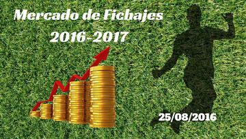 Mercado de Fichajes en directo: resumen del jueves 25/08/2016