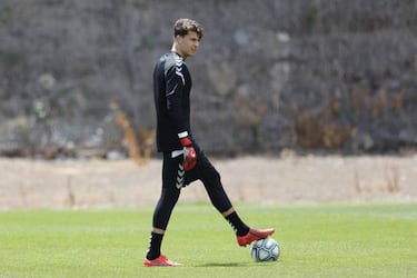 Los porteros de Las Palmas mantienen su propio grupo de trabajo