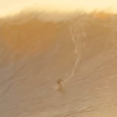 La bomba de Laura Crane en Nazaré: jugando con el récord