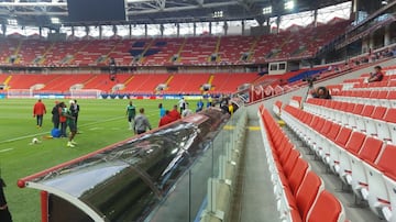 El Spartak Arena de Moscú, por dentro.