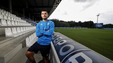 Entrenamiento Deportivo de La Coruña. entrevista a Olabe