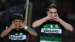 Gyökeres, gol y disgusto