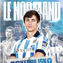 Le Normand, el adiós de un símbolo txuri-urdin en el último lustro