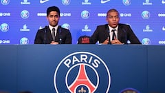 Al Khelaifi and Mbappé.