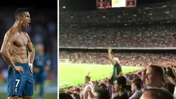 El Camp Nou más madridista: ¡así se vivió en la grada el gol y la celebración de Cristiano!