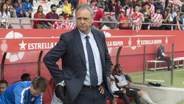 Caparrós, en un partido con el Sevilla.