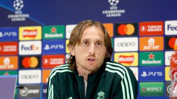 20/02/23 RUEDA DE PRENSA LUKA MODRIC JUGADOR REAL MADRID 
