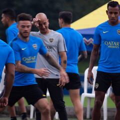 En imágenes el entrenamiento de Boca Juniors en sede de la FCF