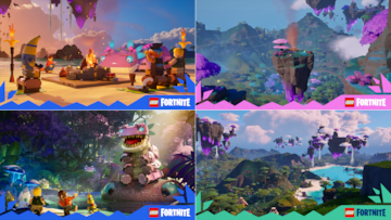 lego fortnite islas perdidas nuevos biomas