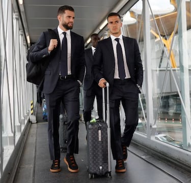 Nacho Fernández y Lucas Vázquez.   