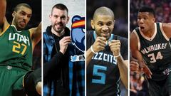 Los 10 jugadores europeos que más cobran en la NBA