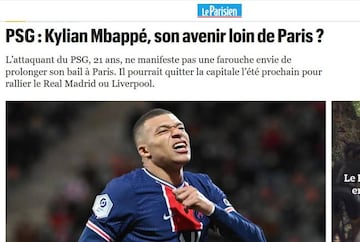 El diario francés 'Le Parisien' publicó este martes el nuevo rechazo de Mbappé de no prolongar su contrato con el PSG.