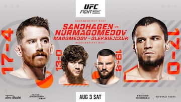 Abu Dhabi will host UFC Fight Night on Saturday, Aug. 3