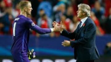 Joe Hart elogió el trabajo de Manuel Pellegrini en el Manchester City.