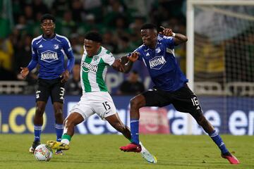 Partido entre Atlético Nacional y Millonarios en el estadio Atanasio Girardot, por la jornada 8 de la Liga BetPlay I-2023.