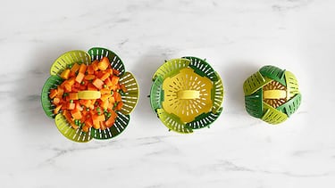 La mejor vaporera plegable de silicona para cocinar saludable en ollas de cualquier tamaño