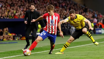 10/04/24 PARTIDO  CHAMPIONS LEAGUE CUARTOS IDA 
ATLETICO DE MADRID - BORUSSIA DORTMUND
PABLO BARRIOS 