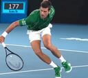 Si buscan "perfección" en Youtube debería salir lo que hizo Djokovic