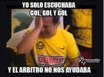 Tras el 0-3 de los Felinos, las imágenes en contra de las Águilas no se hicieron esperar, por ello, aquí tienes los mejores memes que arrojó la ida de la Semifinal.