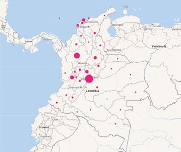 Mapa de casos y muertes por coronavirus por departamentos en Colombia: hoy, 30 de junio