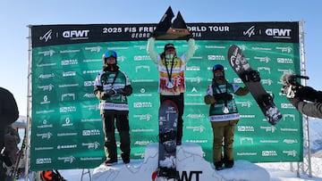 Núria Castán en el podio del Georgia Pro