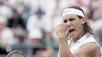 <b>EL BRAZO DE POPEYE. </b>Ese biceps que Nadal enarbola se compara en EE UU al biceps de Popeye.