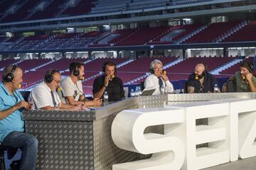 Alfredo Relaño, Saúl Ñíguez, Manu Carreño y Enrique Cerezo.