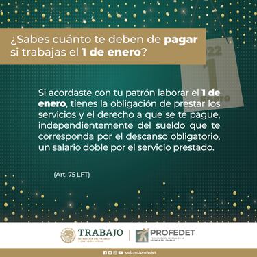 Año Nuevo 2025: ¿Cuánto me deben pagar si trabajo hoy 1 de enero?