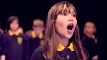 La emocionante interpretación de 'Hallelujah' de una niña autista. Imágen: YouTube