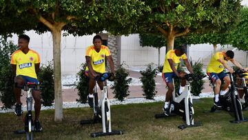 Selección Colombia entrena en Alicante