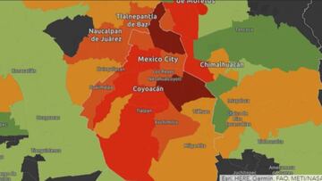 Mapa y casos de coronavirus en Ciudad de México por alcaldías hoy 29 de abril