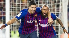 El emotivo mensaje de Vidal a Luis Suárez en redes sociales