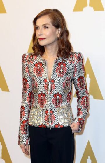 La actriz francesa Isabelle Huppert