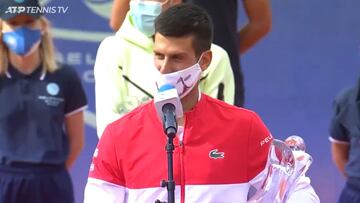 El aviso de Djokovic a Nadal que provocó el júbilo de la tribuna en Belgrado