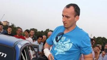 <b>SUBARU. </b>Ése fue el coche con el que Kubica venció en Italia.