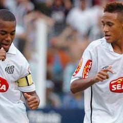 El Santos podría fichar a Robinho gracias a Neymar