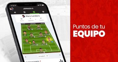 ¿Cuántos puntos lleva tu equipo Biwenger esta jornada?