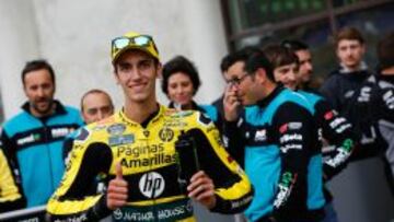 Alex Rins contento con su trabajo en Moto2