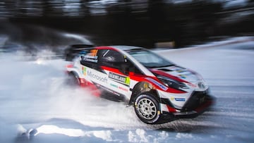 Los Michelin con clavos del Mundial de rallys.
