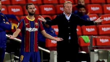 Pjanic y Koeman.