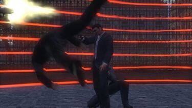 El combate en Frame City Killer