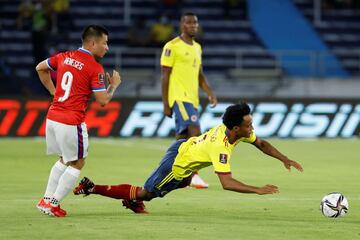 La Selección Colombia venció 3-1 a la Selección de Chile en el Metropolitano de Barranquilla por la fecha 10 de Eliminatorias Sudamericanas.