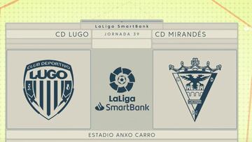 Resumen y goles del Lugo vs. Mirandés de LaLiga SmartBank