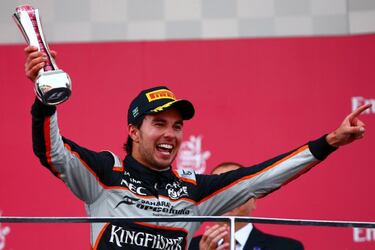 El circuito de Bakú le ha sentado bien al mexicano, ya que ahí ha logrado dos pódiums. El primero de ellos llegó bajo la denominación de GP de Europa, donde remontó posiciones y en la última vuelta rebasó a Kimi Räikkonen. 