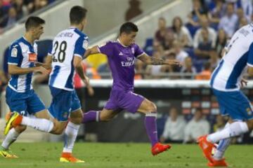 James anotó el 0-1.