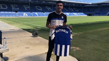 Battaglia: "Estoy muy motivado para jugar en el Alav¨¦s y m¨¢s en el a?o de su Centenario"