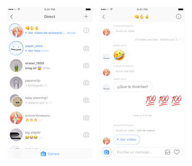 Instagram Direct buscar dar tiro de gracia a Snapchat con su nueva actualización