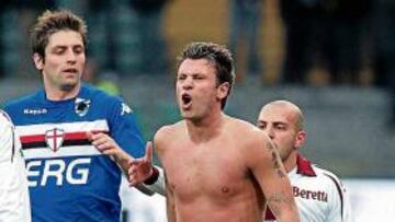 Cassano perdió los estribos.