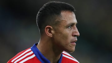 Soccer Football - World Cup - South American Qualifiers - Brazil v Chile - Estadio Maracana, Rio de Janeiro, Brazil - March 24, 2022 Chile's Alexis Sanchez REUTERS/Ricardo Moraes