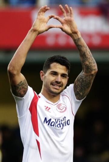 Vitolo celebra el 0-2.